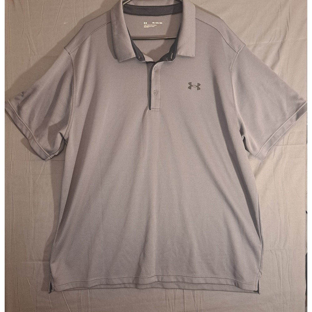 Under Armour Loose Fit Polo Shirt Mensβ Size 3XL Gray